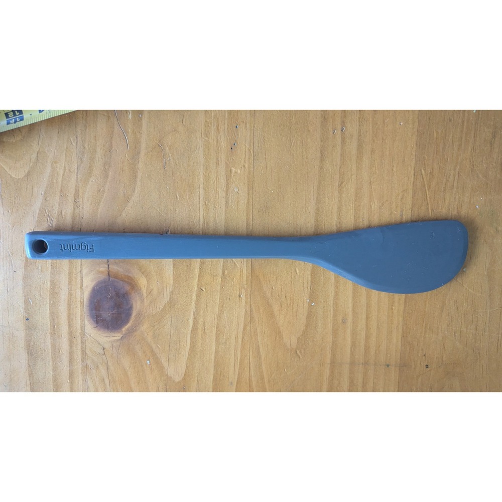 Figmint Gray Silicone Spatula Spoonula Kitchen Utensil 11.5 Inch